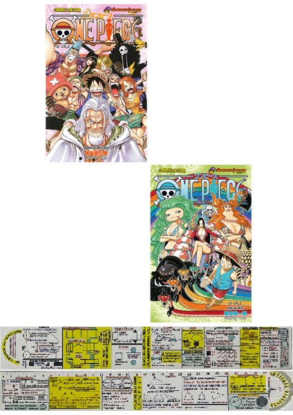 One Piece 52-53. Ciltler Manga Seti + Mat. Öğreten Cetvel