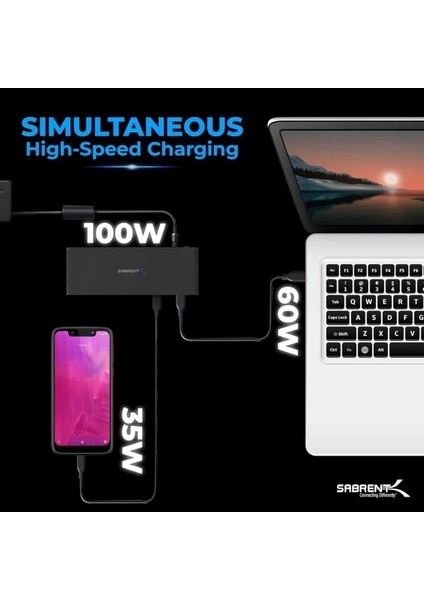 USB Tip C Bağlantı Istasyonu (Ds-Wspd) Dual Display Docking Station