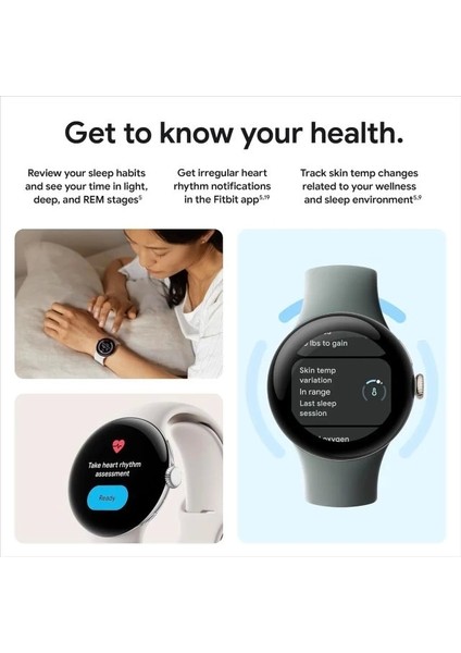 Pixel Watch 2 - Fitbit ve Google Wifi