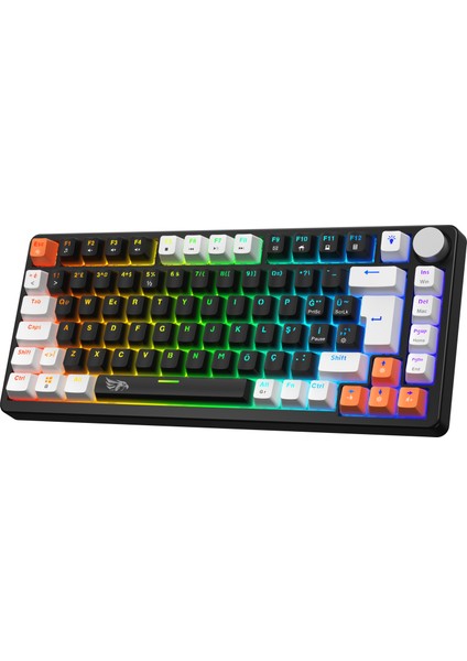 MK82X2-10 Farklı Rainbow Aydınlatma-Mekanik Gaming Klavye