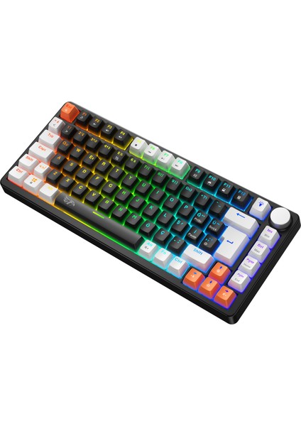MK82X2-10 Farklı Rainbow Aydınlatma-Mekanik Gaming Klavye