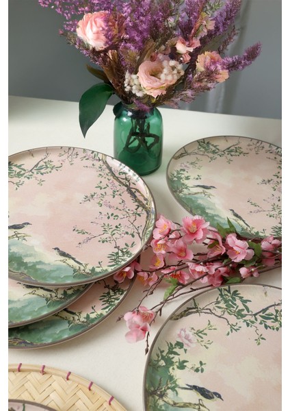 Pink Woods Nordic Servis Tabağı 28 cm 6 Adet 22641