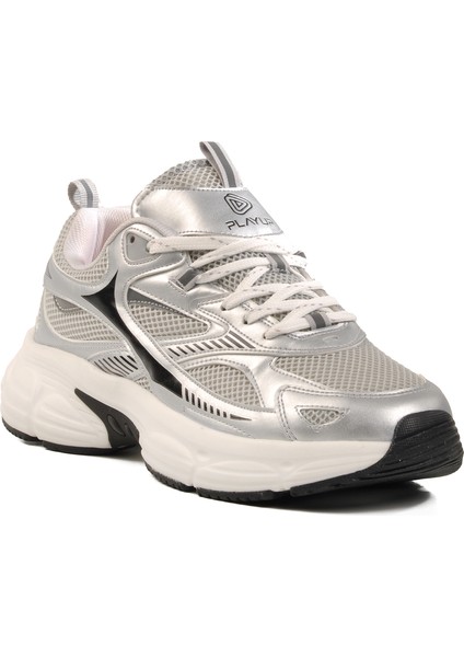 Gümüş Fileli Erkek Spor Ayakkabı MS-251-530 M