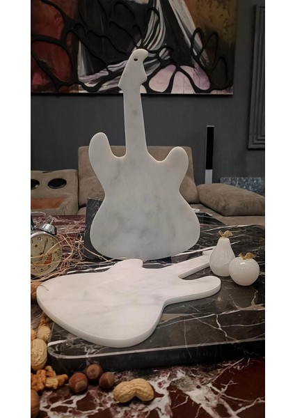 Mermer Hediyelik Obje Biblo Sunumluk Kesme Tablası Gitar fiyatları