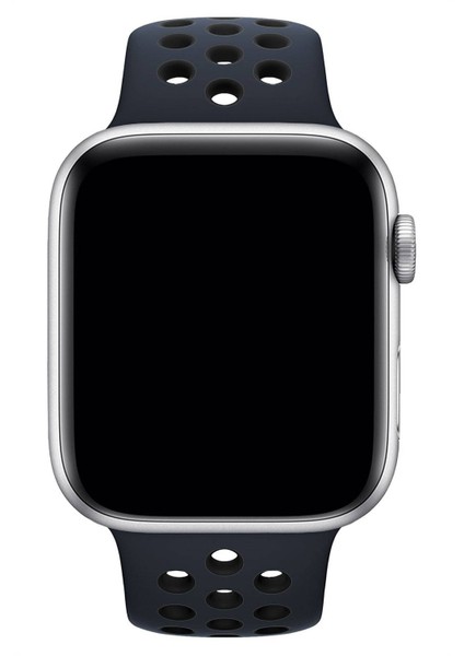 Apple Watch Series 5 44 mm Fileli Kordon Lacivert-Siyah