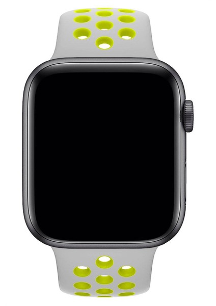 Apple Watch Series 5 44 mm Fileli Kordon Gri-Sarı