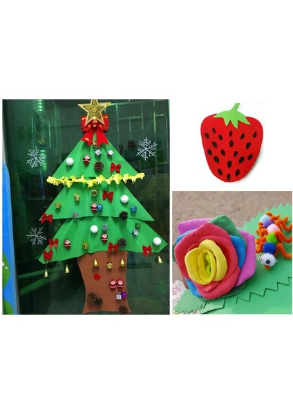 5 Sayfa No.05 Stili 2mm Eva Köpük 5 Levha Renkli Sünger Kağıt Scrapbooking El Sanatları Okul Öncesi Noel El Sanatları Kendin Yap Malzemeleri Renkli (Yurt Dışından) fırsatları