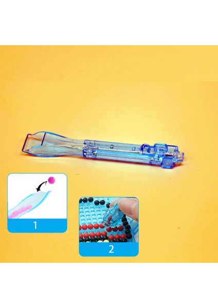 Boncuk Kalem Mavi Stil Çocukların 3D 5mm Kendin Yap Sihirli Su Boncuk Bulmaca Boncuk Aqua Su Boncuk Doldurma Paketi Şablon Kalem Aksesuar Tepsi Klips Oyuncaklar (Yurt Dışından)