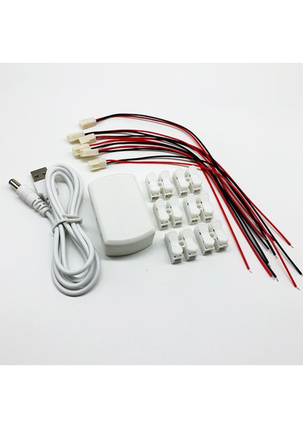 Dc USB 5V Stili 6 Port Çıkışlı 5V USB Acdc Adaptörlü Güç Kaynağı Tren Yerleşimi Raylı Yerleşim Sokak Lambaları Diorama (Yurt Dışından)