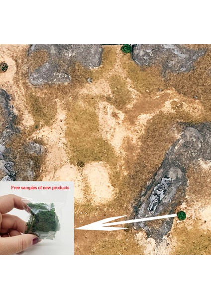 Yeşil Karışımlı Stil 50G Numune Ince Çimtoz Köpük Ince Sünger Malzeme Ölçeği Model Tren Demiryolu Düzeni Toz Model Tren Yapımı Diy (Yurt Dışından)