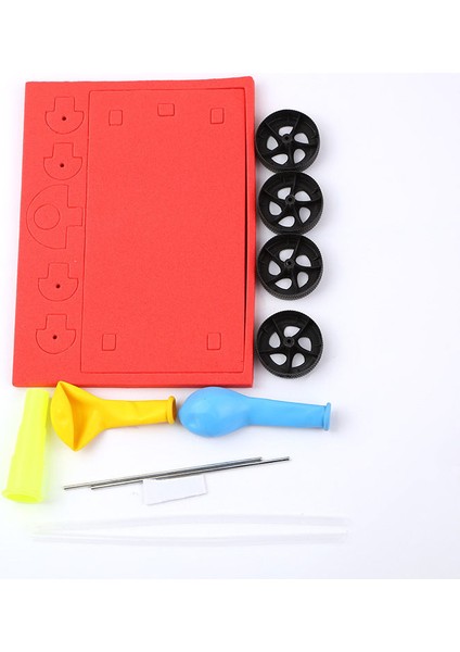 Rastgele Renk Stili Yaratıcı Doldurma Balon Yarışçısı Kendin Yap Balon Araba Bilimsel Çocuk Eğitici Tepki Arabası En Iyi Hediye Oyuncaklar Craft Toys (Yurt Dışından)