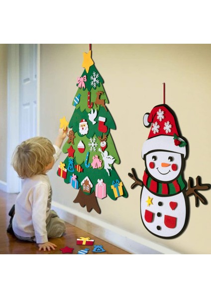 Kardan Adam 26 Adet Tarzı Çocuklar Için Kendin Yap Büyük Keçe Yılbaşı Ağacı Süslemesi Noel Baba Noel Ağacı Yılbaşı Hediyeleri Eğitici Oyuncaklar (Yurt Dışından) fiyatları