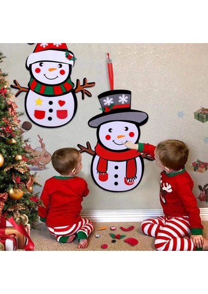 Kardan Adam 26 Adet Tarzı Çocuklar Için Kendin Yap Büyük Keçe Yılbaşı Ağacı Süslemesi Noel Baba Noel Ağacı Yılbaşı Hediyeleri Eğitici Oyuncaklar (Yurt Dışından) fırsatları