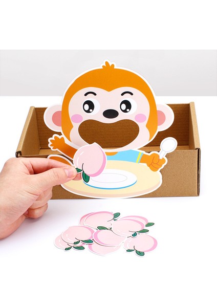 Kedi Stili Eğlenceli Kendin Yap Hayvan Bulmaca Oyuncakları Anaokulu Montessori Hayal Gücü Geliştirme Çocuklar Eğitici Oyuncaklar El Sanatları Oyuncaklar. (Yurt Dışından)