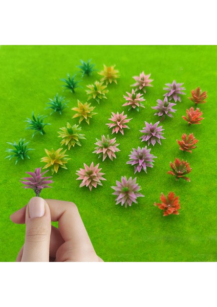 Sarı GREEN30PCS Tarzı Ho Ölçek Çiçek Ot Orman Yeşillik Bitkiler Bina Park Bahçe Minyatür Peyzaj Düzeni 1:100 (Yurt Dışından)