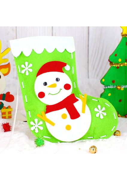 B-6 Stili Çocuklar ve Yetişkinler Için Yaratıcı El Yapımı Noel Şapka El Sanatları Kiti - Türkçe (Yurt Dışından)