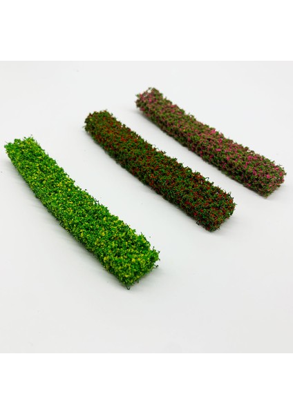 2 Adet Saf Yeşil Stil Yeşil Kum Masa Minyatür Model Simülasyon Dıy Malzemeler Çim Çit Açık Bina Demiryolu Diorama Için - E-Ticaret Başlığı (Yurt Dışından)