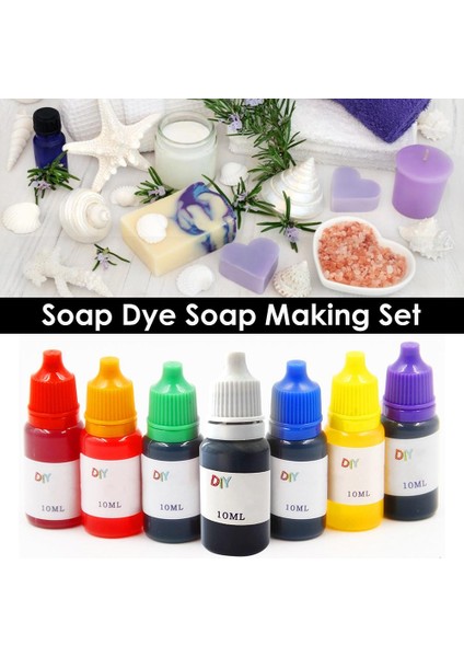No.3 Tarzı Sabun Boya Sabun Yapım Seti - Sabun Renklendirme Boyası Pigment Katkısı Malzemeleri Için Temiz Sıvı Yapım Aksesuarları (Yurt Dışından) fiyatları