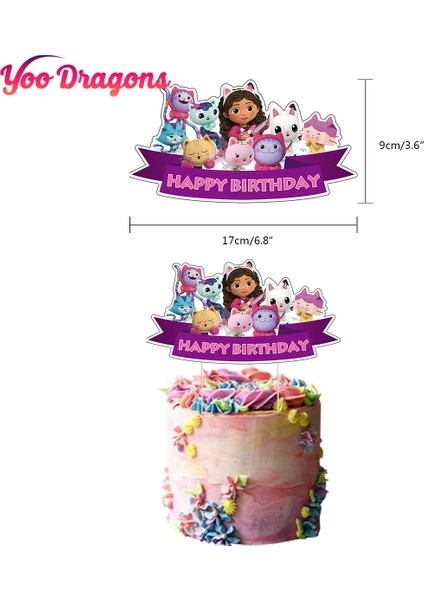 Bir Stil Gabby Dollhouse Doğum Günü Süslemeleri Balonlar Kemer Kiti Kedi Temalı Set Parti Malzemesi E-Ticaret Gabbys Dollhouse Figür Oyuncakları Için (Yurt Dışından) indirimleri