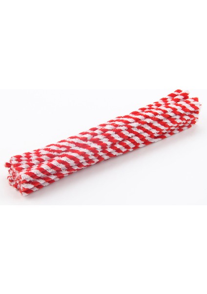 S-01 100 Adet Tarzı Çocuklar Için Yaratıcı Iki Renkli Peluş Çubuklar Chenille Sapı Temizleyici Saplar El Yapımı Eğitici Oyuncak Hediye Kendin Yap El Sanatı Malzemeleri (Yurt Dışından)