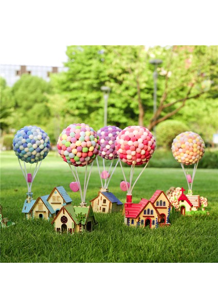 Meyve Bahçesi Tarzı Uçan Sıcak Hava Balonu Kendin Yap El Sanatı Yetişkin Çocuk Ev Yapımı Festival Hediye Yapımı Kukuleta Gece Süsü Oyuncak Bulmaca Dev Banka-Turkish (Yurt Dışından)