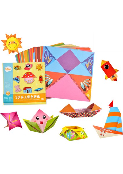 T2 Stili Balleenparlak Bebek Oyuncakları 3D 54 Sayfa Origami Karikatür Hayvan Kitap Oyuncak Çocuklar Kendin Yap Kağıt Sanat Bebek Erken Öğrenme Eğitim Oyuncak Hediye (Yurt Dışından)