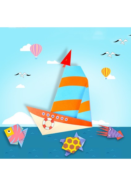 T2 Stili Balleenparlak Bebek Oyuncakları 3D 54 Sayfa Origami Karikatür Hayvan Kitap Oyuncak Çocuklar Kendin Yap Kağıt Sanat Bebek Erken Öğrenme Eğitim Oyuncak Hediye (Yurt Dışından) fırsatları