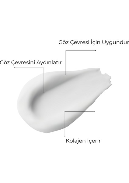 Yaşlanma Karşıtı Kolajenli Göz Çevresi Bakım Kremi 50 ml