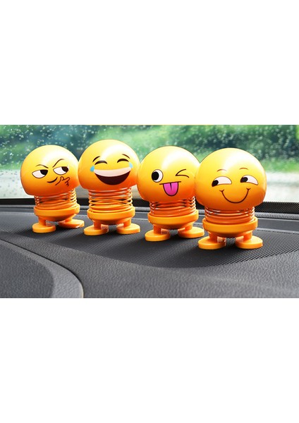 Mutlu Stil Komik Kafa Sallayan Bebek Küçük Süs Eşyaları Sevimli Araç Aksesuarları Iç Dekorasyon Bebek Yaratıcı Araç Oyuncakları Araç Dekorasyon Aksesuarları (Yurt Dışından) fırsatları