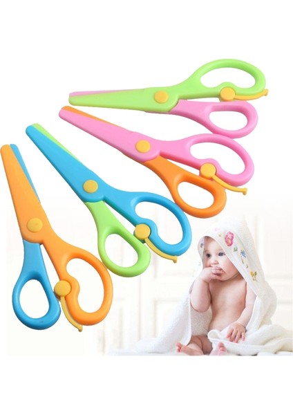 F Stili Okul Öncesi Öğrenci Çocuklar Güvenlik Plastor Kağıt Kesici Dıy El Sanatları Scrapbooking Fotoğraflar Dantel Kesme Makası Aracı (Yurt Dışından) fırsatları