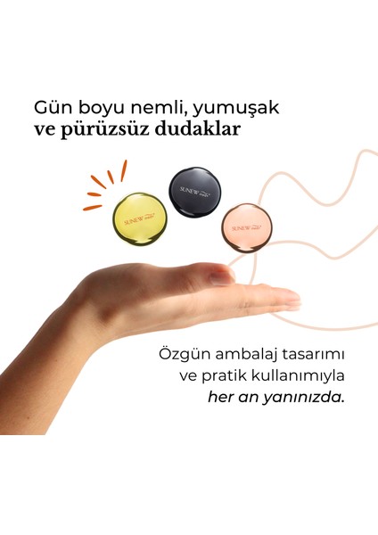 His Kiss Kavun Aromalı Dudak Balmı (Erkekler İçin) 13gr