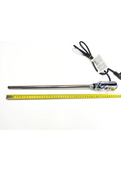 400W Krom Renk On/off HP03 Model Havlupan Isıtıcı Rezistans 230V / L:370MM / 110CM Ttr Fişli modelleri