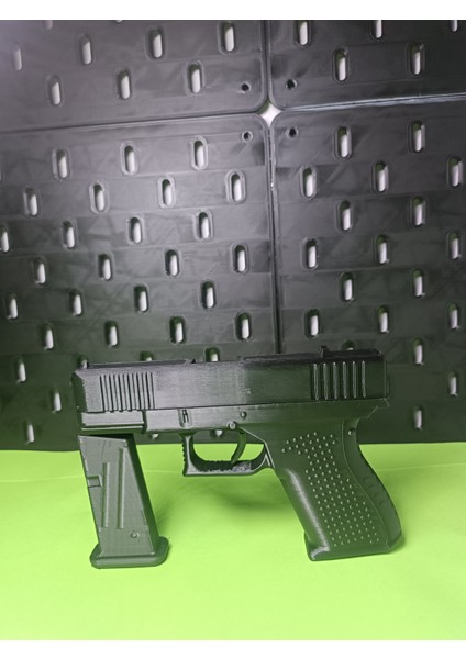 Glock-19 (3d Yazıcı ile Üretildi.) -PRIME3D- Silah Maketi Hammaddesi Plastikten Üretilmiştir.