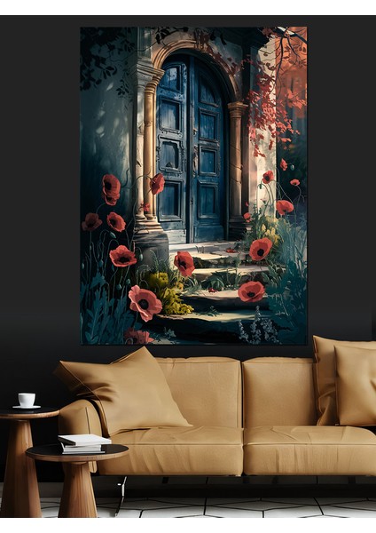 Eski Kapı Dekoratif Kanvas - Mdf Ahşap Tablo fiyatları