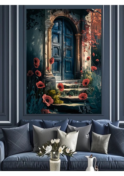 Eski Kapı Dekoratif Kanvas - Mdf Ahşap Tablo modelleri