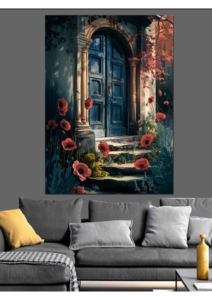 Eski Kapı Dekoratif Kanvas - Mdf Ahşap Tablo fırsatları