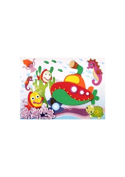 F05 Stili Eva 3D Etiketler 3D Yapıştırma Kağıt Çocuk El Yapımı Kendin Yap Malzemeler Çocuklar Kendin Yap Oyuncağı Bebek Anaokulu Bulmaca Oyuncak Stere Sticker (Yurt Dışından)
