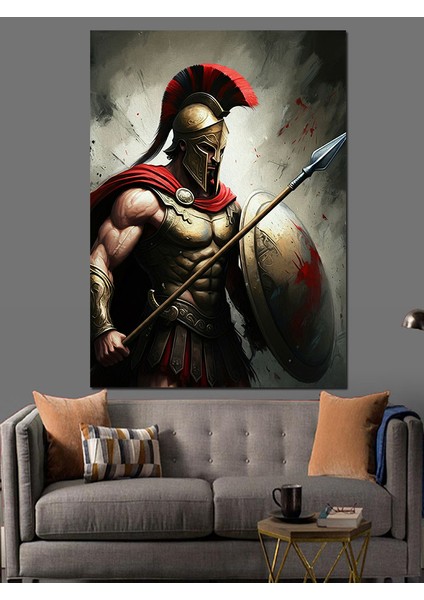 Gladyatör Savaşçı Dekoratif Kanvas - Mdf Ahşap Tablo modelleri