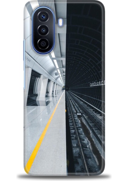 Huawei Nova Y70 Kılıf Hd Baskılı - Metro Station