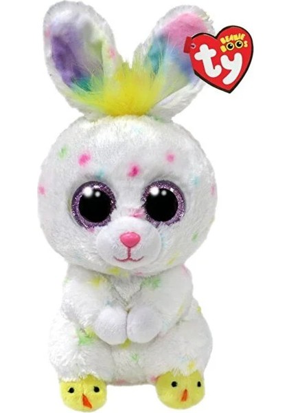 Ty Dusty - Beyaz Tavşan 15 Cm: Yumuşaklığı ve Neşesiyle Kalbinizi Çalacak!