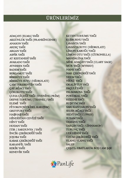 Panlıfe Nioli Yağı 10ML ( Niaouli ) %100 Saf Analiz Sertifikalı ( Markamız Eczane Kuruluşudur. )