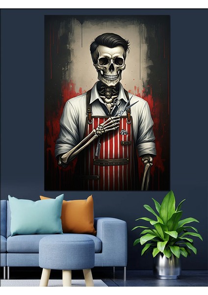 Berber Iskelet Dekoratif Kanvas - Mdf Ahşap Tablo fiyatları