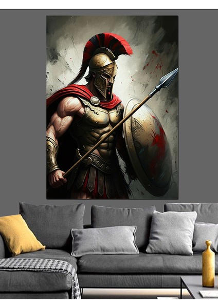 Gladyatör Savaşçı Dekoratif Kanvas - Mdf Ahşap Tablo fiyatları