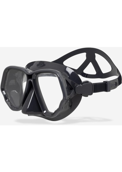 Dalış Maskesi - Siyah/gri - 500 Dual