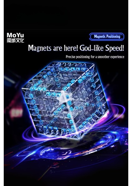 Moyu Mıknatıslı 7x7 Magnetic Cube Zeka Küpü Sabır Küpü Akıl Küpü