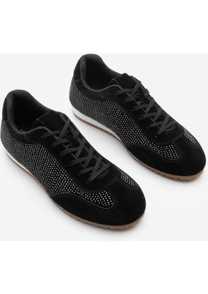 Kadın Sneaker Taşlı Spor Ayakkabı Dorni