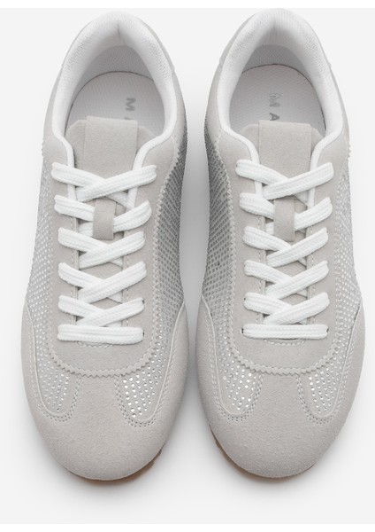 Kadın Sneaker Taşlı Spor Ayakkabı Dorni