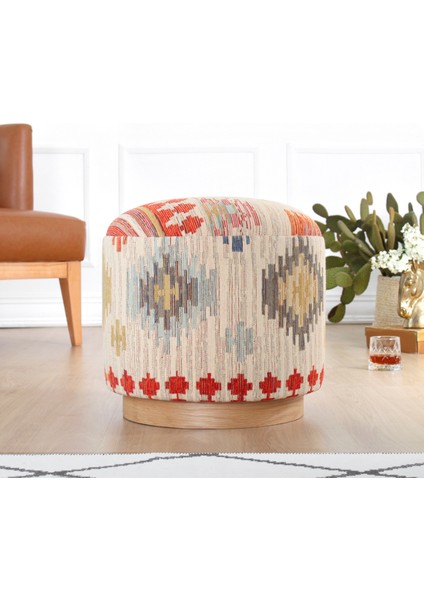 Ferruz Kilim Puf - Krem fiyatları