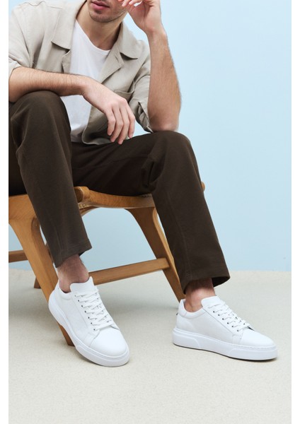 Ziya, Erkek Sneaker 1511026Z412 Beyaz