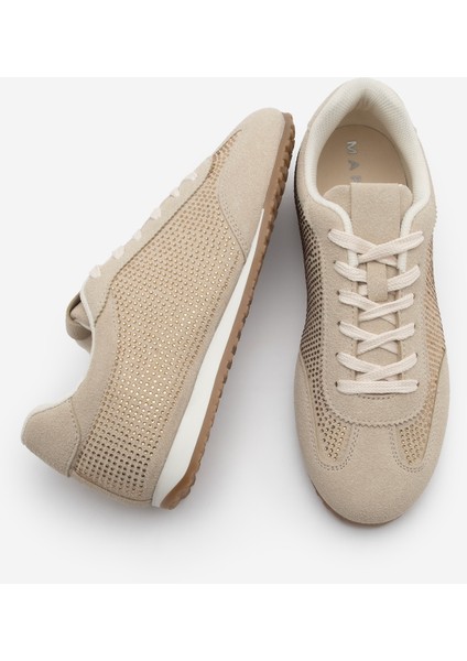 Kadın Sneaker Taşlı Spor Ayakkabı Dorni